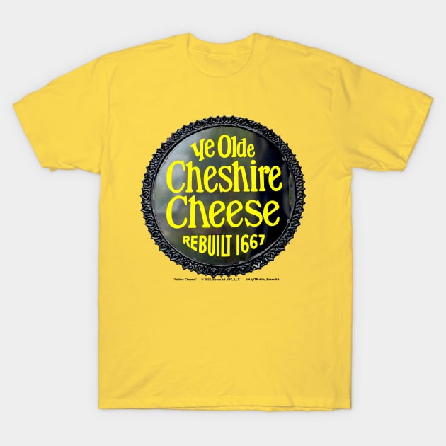 Yellow Cheese T-Shirt by EssexArt_ABC